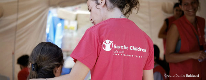 Save the Children riporta il sorriso ai bambini del Centro-Italia